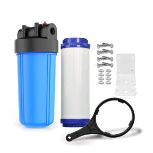 10" Cartridge Package w/ Carbon Filter HI FLOW (3/4")